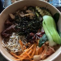 Vegan bibimbap  at Linh - Not Just A Restaurant in Prague