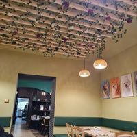 The decor #Veganuary at Linh - Not Just A Restaurant in Prague