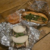Bao buns, kimchi, Bahn mi at Linh - Not Just A Restaurant in Prague