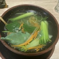 Gyoza soup :)) yummm  at Linh - Not Just A Restaurant in Prague