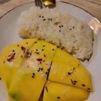 The manho was not ripe enough. at Linh - Not Just A Restaurant in Prague