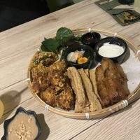 Fried plate   at Linh - Not Just A Restaurant in Prague