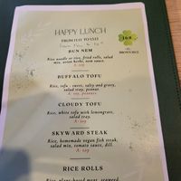 Lunch menu at Linh - Not Just A Restaurant in Prague