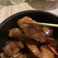 vegan homemade "pork belly”   at Linh - Not Just A Restaurant in Prague