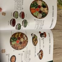 gorgeous menu design   at Linh - Not Just A Restaurant in Prague