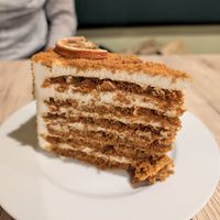 Vegan Honey Cake at Linh - Not Just A Restaurant in Prague