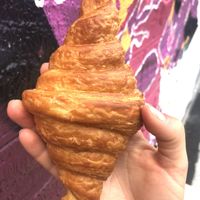 Vegan croissant at Station Mahalo in Montreal