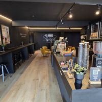 Interior at IzyCoffee in Tielt