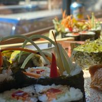 Vegan sushi set at Sushi Me Rollin' in Newcastle Upon Tyne