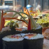 Vegan sushi set at Sushi Me Rollin' in Newcastle Upon Tyne