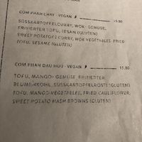 Vegan options  at Breitengrad 17 in Stuttgart