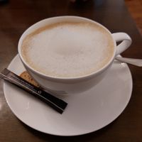 Hafer-Milchkaffee at Cafe Mitte in Peine