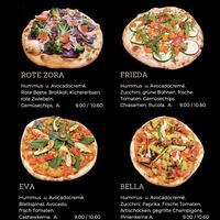 vegan pizzas at Der Holzofen in Bayreuth