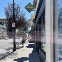 From the outside at Green Earth Vegan Cuisine in Pasadena