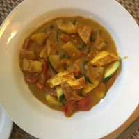Indian Curry Tofu at Green Earth Vegan Cuisine in Pasadena