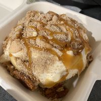 Carmel apple pie flavor   at Cinnaholic in Coral Springs