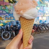 Grapefruit & waldmeister sorbet at Eisfeld in Cologne