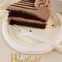 Vegan mocha cake at Loving Hut - Westfield Mall Food Emporium in San Francisco
