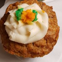 Carrot cake muffin at Loving Hut - Westfield Mall Food Emporium in San Francisco