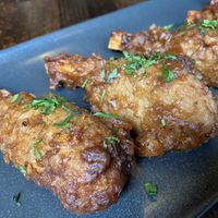 faux ‘Chicken’ drumsticks  at Jam Delish in North London