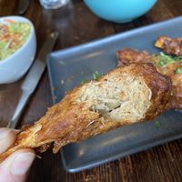 faux ‘Chicken’ drum sticks   at Jam Delish in North London