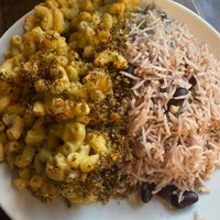 Best Mac & cheese and rice & beans EVER at Jam Delish in North London