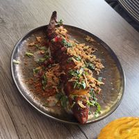 BBQ jerk plantain   at Jam Delish in North London