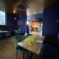 Looking through to entrance (they should have built an entrance lobby)   at Jam Delish in North London