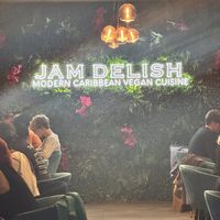Inside the restaurant...  at Jam Delish in North London