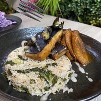 Callalloo and codfish  at Jam Delish in North London