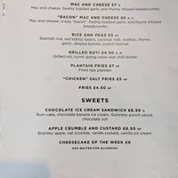 Menu 4 at Jam Delish in North London