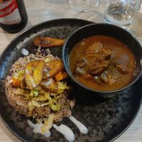 Goat Curry at Jam Delish in North London