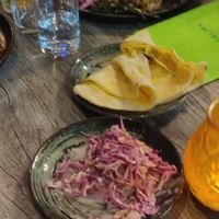 Slaw and Roti at Jam Delish in North London