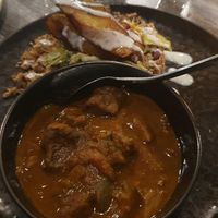 "Goat" Curry at Jam Delish in North London