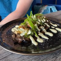 Jerk pepper aubergine   at Jam Delish in North London