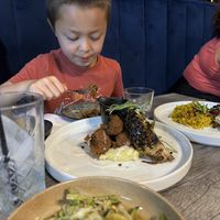 Fried chicken and grilled chickenn  at Jam Delish in North London