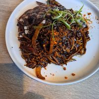 Chow mein at Jam Delish in North London