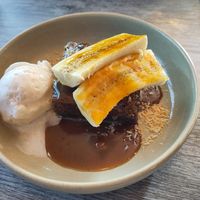 Banana Cake (gluten free option) at Jam Delish in North London