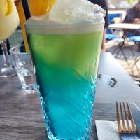 Blue Lagoon Cocktail ($13) at Jam Delish in North London