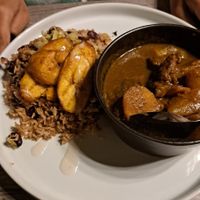 Curried goat at Jam Delish in North London