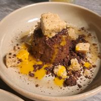 Chocolate panna cotta at Jam Delish in North London