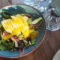 Mango salad at Jam Delish in North London