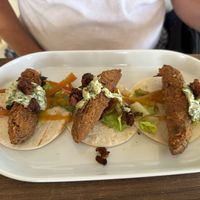 Fish tacos  at Jam Delish in North London