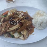 Vegane „Ente"  at Loving Hut in St Kanzian