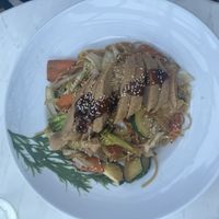 Golden Noodles  at Loving Hut in St Kanzian