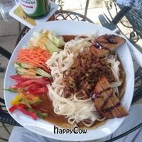 I forget the name, tagliatelle with  at Loving Hut in St Kanzian