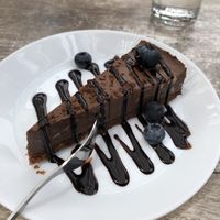 Chocolate cheesecake  at Loving Hut in St Kanzian