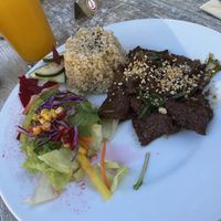 Beefless BBQ at Loving Hut in St Kanzian