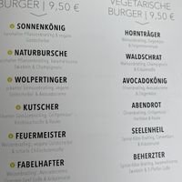 Vegan and vegetarian burgers at Hans im Glück  in Karlsruhe