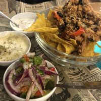 Nachos veganos at Mitica la Vella in Terrassa